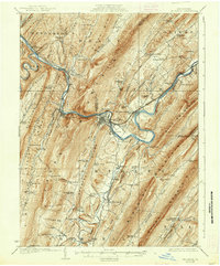 Mt. Union 1924 topographic map thumbnail