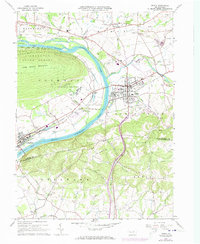 Muncy 1965 topographic map thumbnail