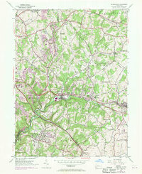 Murrysville 1953 topographic map thumbnail