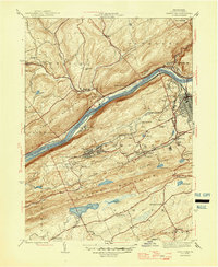Nanticoke 1946 topographic map thumbnail