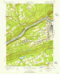Nanticoke 1954 topographic map thumbnail