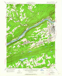 Nanticoke 1954 topographic map thumbnail