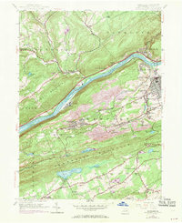 Nanticoke 1954 topographic map thumbnail