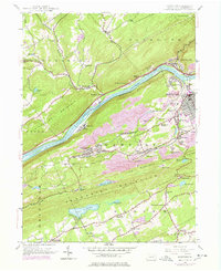 Nanticoke 1954 topographic map thumbnail