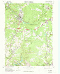 Nanty Glo 1964 topographic map thumbnail