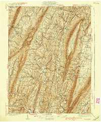 Needmore 1939 topographic map thumbnail