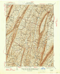 Needmore 1939 topographic map preview