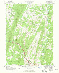 Needmore 1967 topographic map thumbnail