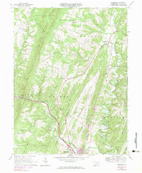 Needmore 1967 topographic map thumbnail