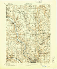 Neshannock 1907 topographic map thumbnail