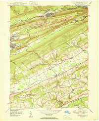 Nesquehoning 1950 topographic map thumbnail