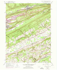 Nesquehoning 1948 topographic map thumbnail
