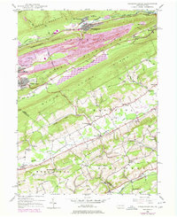 Nesquehoning 1948 topographic map thumbnail