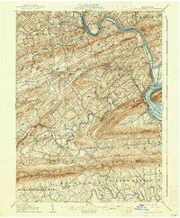 New Bloomfield 1907 topographic map thumbnail