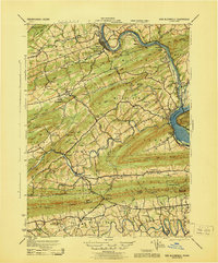 New Bloomfield 1943 topographic map thumbnail