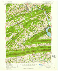 New Bloomfield 1952 topographic map thumbnail
