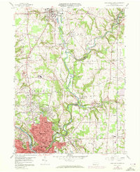 New Castle North 1958 topographic map thumbnail