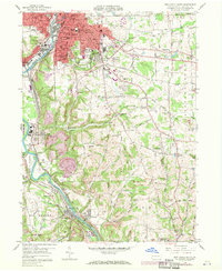 New Castle South 1958 topographic map thumbnail