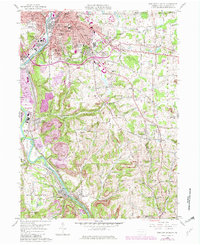 New Castle South 1958 topographic map thumbnail