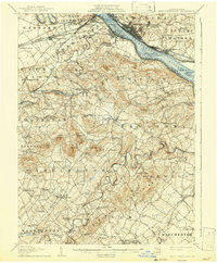 New Cumberland 1906 topographic map thumbnail