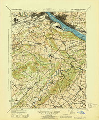 New Cumberland 1943 topographic map thumbnail
