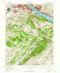 New Cumberland topographic map thumbnail