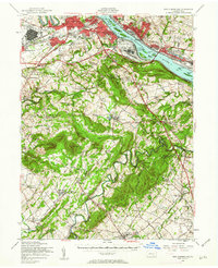 New Cumberland 1956 topographic map thumbnail