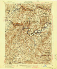 New Florence 1922 topographic map thumbnail