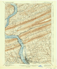 Harrisburg 1899 topographic map thumbnail