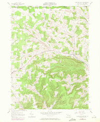 Harrison Valley 1957 topographic map thumbnail