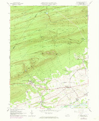 Hartleton 1965 topographic map thumbnail