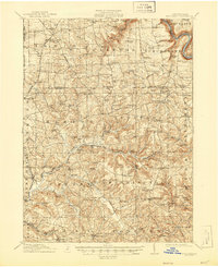 Hilliards 1912 topographic map thumbnail