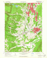 Hollidaysburg 1963 topographic map thumbnail