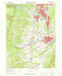 Hollidaysburg 1963 topographic map thumbnail