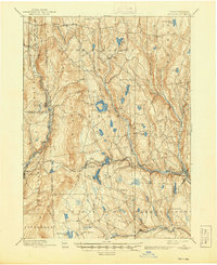 Honesdale 1892 topographic map thumbnail