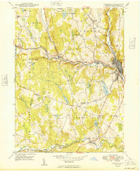 Honesdale 1949 topographic map thumbnail