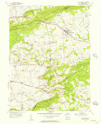 Honey Brook 1955 topographic map thumbnail