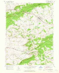 Honey Brook 1955 topographic map thumbnail