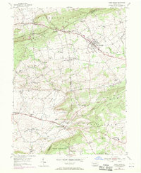 Honey Brook 1955 topographic map thumbnail
