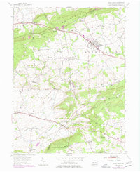 Honey Brook 1955 topographic map thumbnail