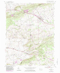 Honey Brook 1955 topographic map thumbnail