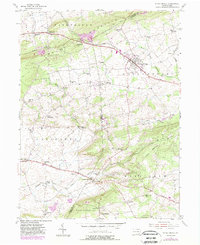 Honey Brook 1955 topographic map thumbnail