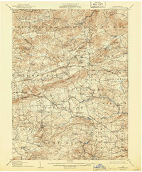 Honeybrook 1907 topographic map thumbnail
