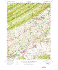 Hummelstown 1956 topographic map thumbnail