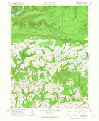 Huntersville 1965 topographic map thumbnail