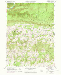 Huntersville 1965 topographic map thumbnail