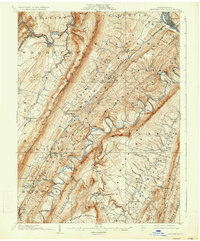 Huntingdon 1904 topographic map thumbnail