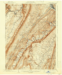 Huntingdon 1904 topographic map thumbnail