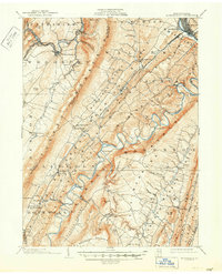 Huntingdon 1904 topographic map thumbnail