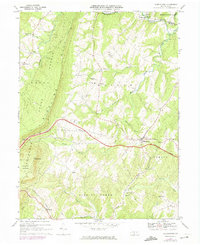 Hustontown 1968 topographic map thumbnail